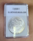 Morgan silver dollar 1879 o/o gem Bu DDR Rare Frosty blazing MS++ Rare date