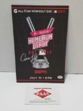 2017 Home Run Derby Program Signed Aaron Judge