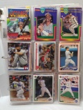 Binder Full of Baseball Cards in Pages