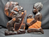 Handcrafted wooden art pieces fro. Ghana