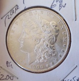 Morgan silver dollar 1900 P gem BU satin white MS+++++ Blazing beauty frost white