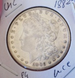 Morgan silver dollar 1882 S UNC nice luster 90% silver coin