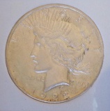 Peace silver dollar 1923 S blazing gem bu beauty better date San Fran mint stunner slabed