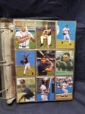 Binder Full of Baseball Cards