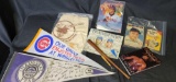 Vintage sports memorabilia Babe Ruth vintage book Smokin Joe autobiography, Louisville Slugger bat