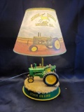 John Deere Lamp Makes Tractor Noises 17in Tall