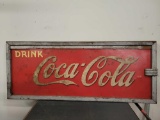 Vintage Metal Coca Cola sign 69 x 24 in