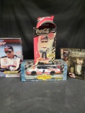 Nascar lot Die cast car, Bobbing head, figures, hat