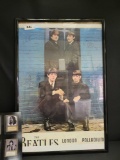 The Beatles at London Palladium framed poster Signed cards