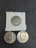 Kennedy half dollar lot of 3 coins