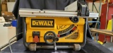DeWalt table saw 22 inches in length and width & 18 inches in height
