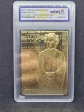 1996 Score Board 23kt Gold Princess Leia WCG Gem-Mt 10