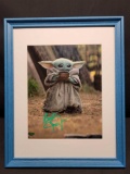 Framed photo Baby Yoda John Rosengrant signed