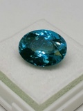 Sea blue oval cut Topaz 8.72ct