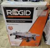 Rigid 7in Table Top Wet Tile Saw NIB