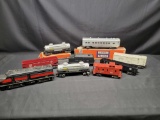 Lionel train set Rock Island Refrigeration car passenger train caboose