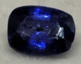 Blue Sapphire Cushion cut .59ct gemstone
