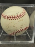 Signed baseball saying Ervin Santana