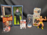 Wrestling lot Jesse Ventura Hulk Hogan The Undertaker Sting and Gulls Sam Carrick