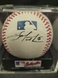 Signed baseball saying Jeff Mathis