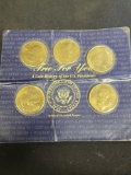 Brass US President coins