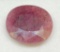 16.74ct oval cut Red Ruby gemstone
