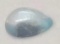 Blue pear cut 4.62ct Topaz gemstone