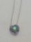 7 Ct Heart Shape Mystic Topaz Necklace in Sterling Silver NEW