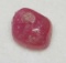 Rough 7.22ct Red Ruby gemstone