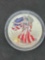 American silver eagle 1999 Rainbow Colorized in collector box with COA 1 Troy OZ .999 fine