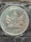 Canadian Maple Leafe .9999 fine 1 OZ Silver Round 1988 sealed in plastic Perfect BU