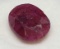 7.85ct Oval cut Red Ruby gemstone