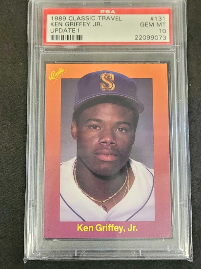 PSA 10 1989 Ken Griffey jr Classic Travel Baseball card