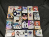 20 football Jersey, Signed, Rookie and numbered cards