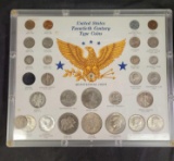 United States 20th Century Type Coins Complete Set-lots of silver
