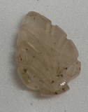 1.42ct Carved leaf pink Sapphire gemstone