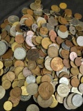 (5) Five Pounds of World Coins-Great Mix-Includes Silver & Coins From the 1800's