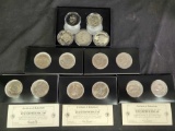 Eisenhower Dollar Collection 1971-1978 with Proofs and silver