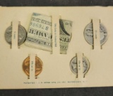 Pacific Telephone & Telegraph Refund Envelope with Coins in slots