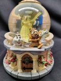 Beauty and the beast Musical snow globe