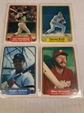 Lot of 4 1982 baseball card's
