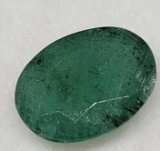 Green 1.95cts Emerald Oval Cut Gemstone