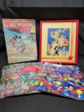 1937 Mickey Mouse and Donald Duck Gag Book coloring book Looks of Mickey framed photo. Mickey movie