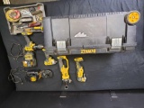 Dewalt cordless 20 volt multi tool, grinder, impact, drill with charger and battery.two 18v dewalt