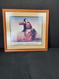 R.C Gorman Signed Framed Santa Fe Fine Arts