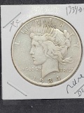Peace silver dollar 1934 -D key date XF better Grade Nice original beauty