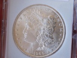 Morgan silver dollar 1900 blast white Frosty gem bu beauty slabed stunner