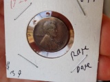 Wheat cent 1922 D VF+ nice rare date original copper penny