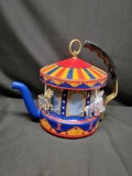 Vintage Kamenstein World of Motion steam driven Teapot Kettle