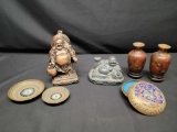 Buddhas Unique small dishes small vases and round Brass jewelry holder